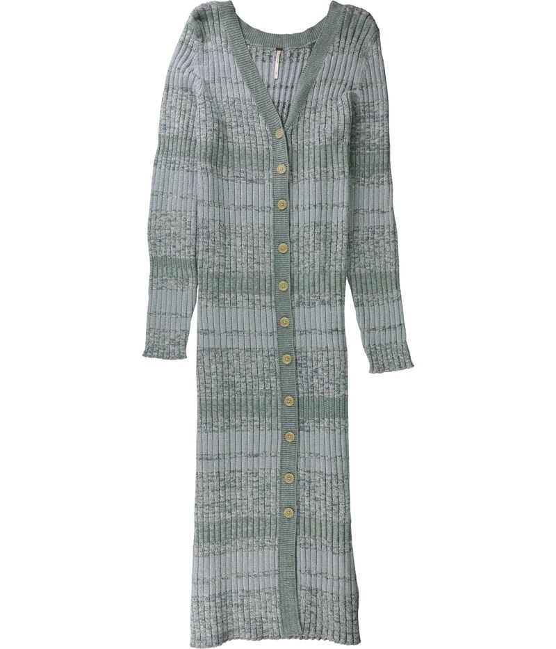 Free People Womens Cozy Up Cardigan Maxi Dress