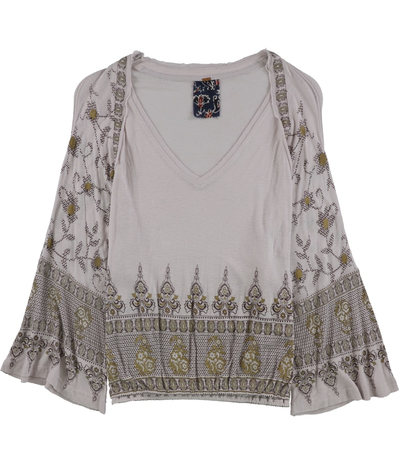 Free People Womens Medallion Print Shell Blouse