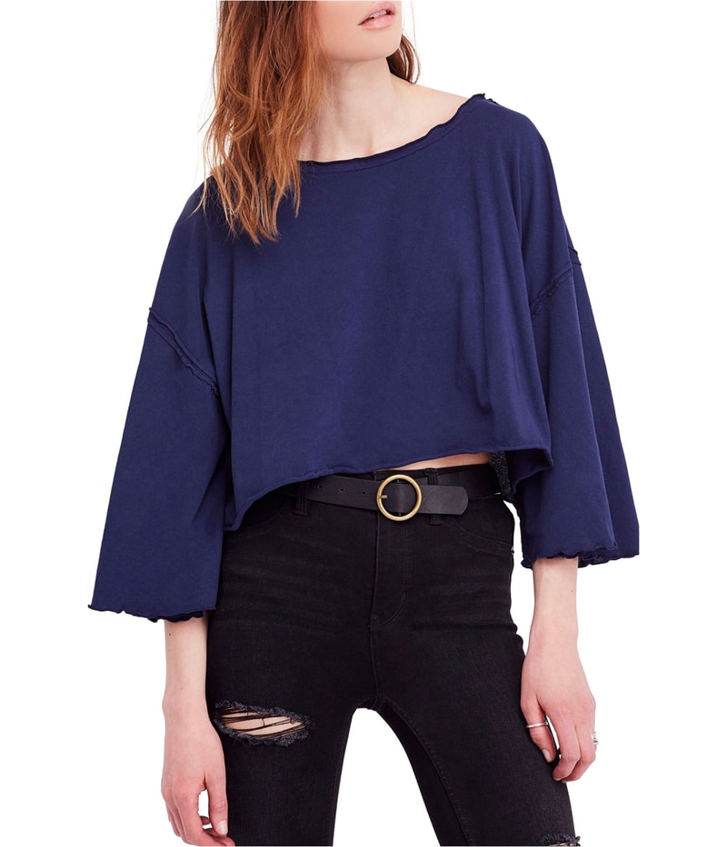 Free People Womens Bird Gang Basic T-Shirt