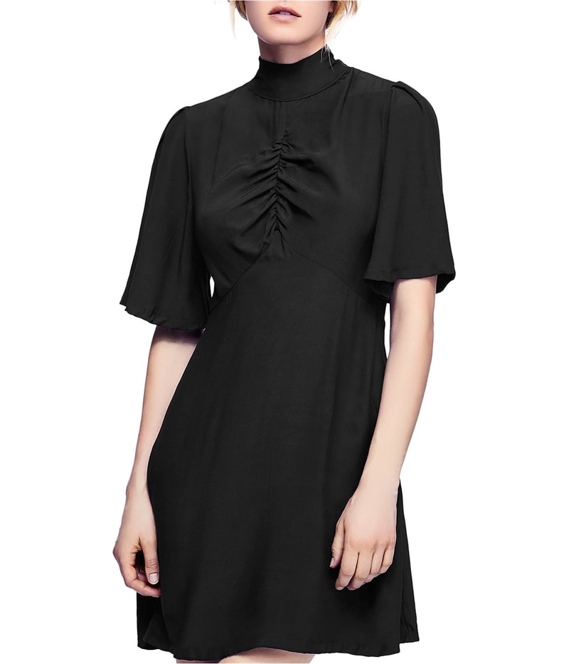 Free People Womens My Baby Runched Mini Dress
