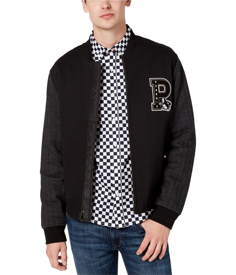 Original Penguin Mens Chevron Varsity Jacket