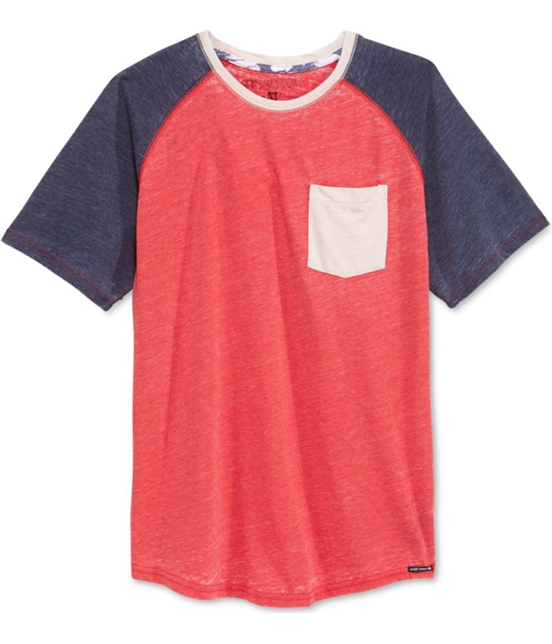 Ocean Current Mens Patchwork Graphic T-Shirt