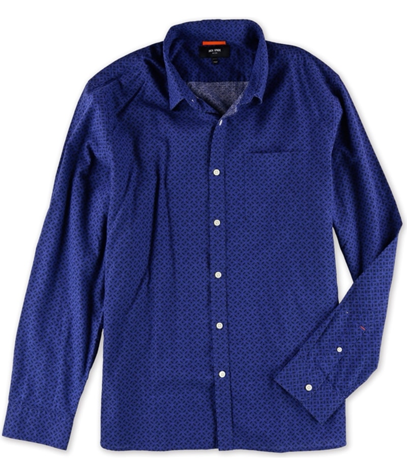 Jack Spade Mens Geometric Button Up Shirt