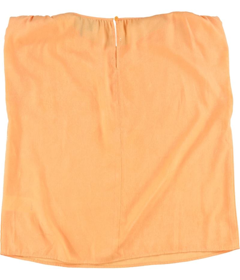 DKNY Womens Shoulder Pad Sleeveless Blouse Top
