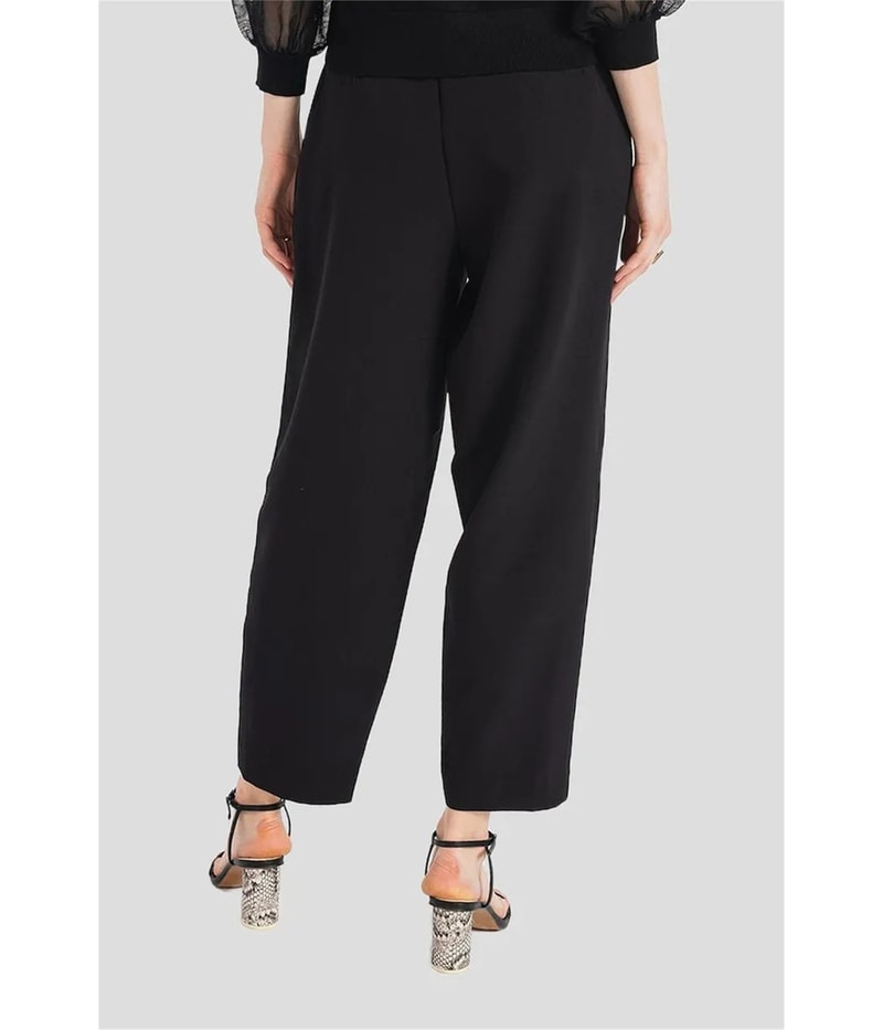 DKNY Womens Tie Waist Straight Leg Casual Pants