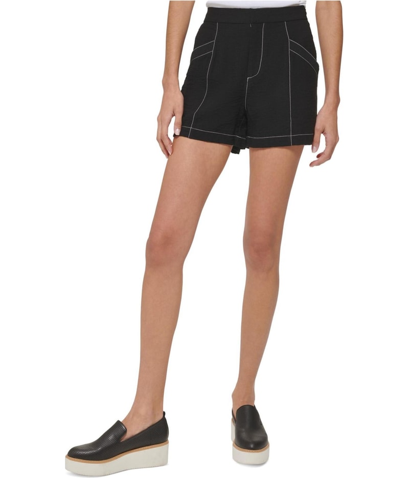 DKNY Womens Stitch Casual Walking Shorts