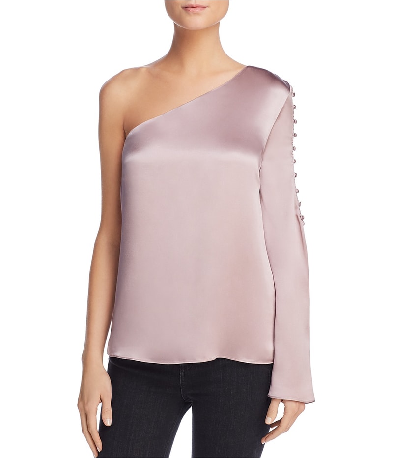 Parker Womens Ripley One Shoulder Blouse