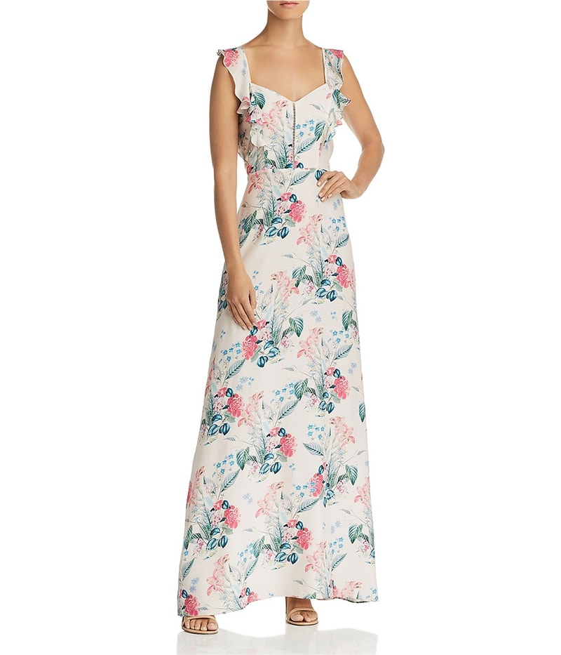Parker Womens Mimi Floral Maxi Dress