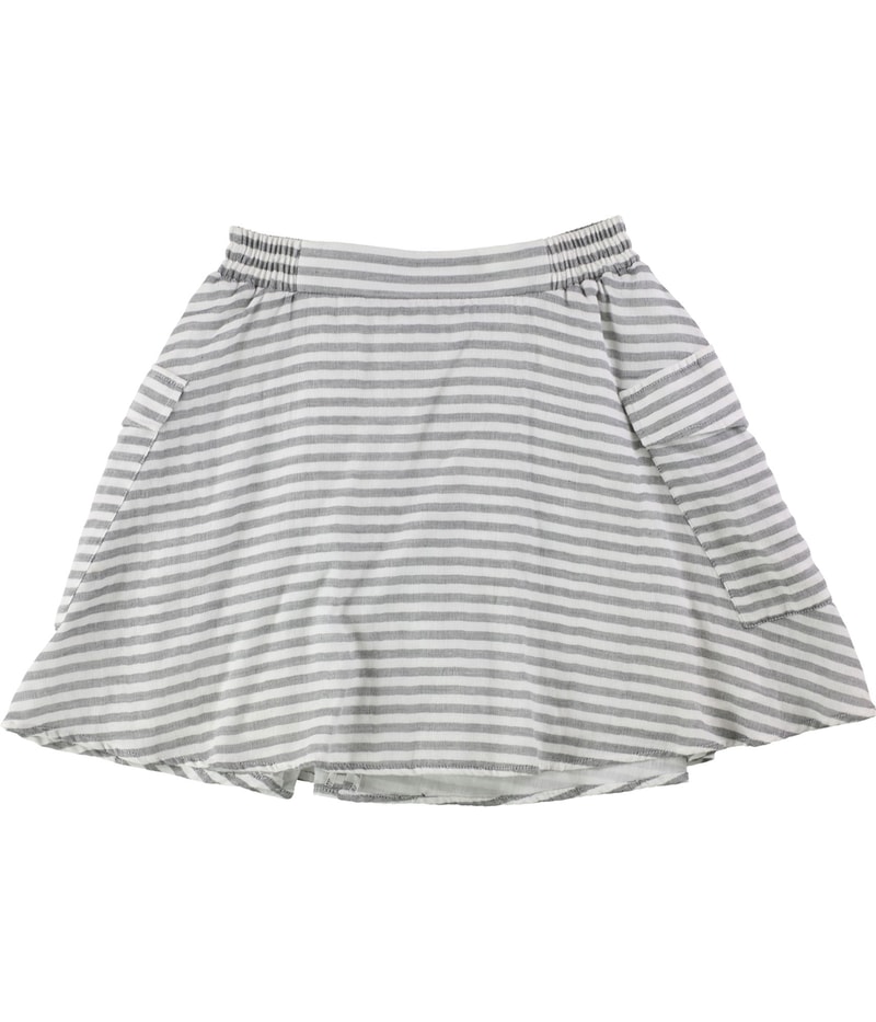BCBG Womens Striped A-line Skirt