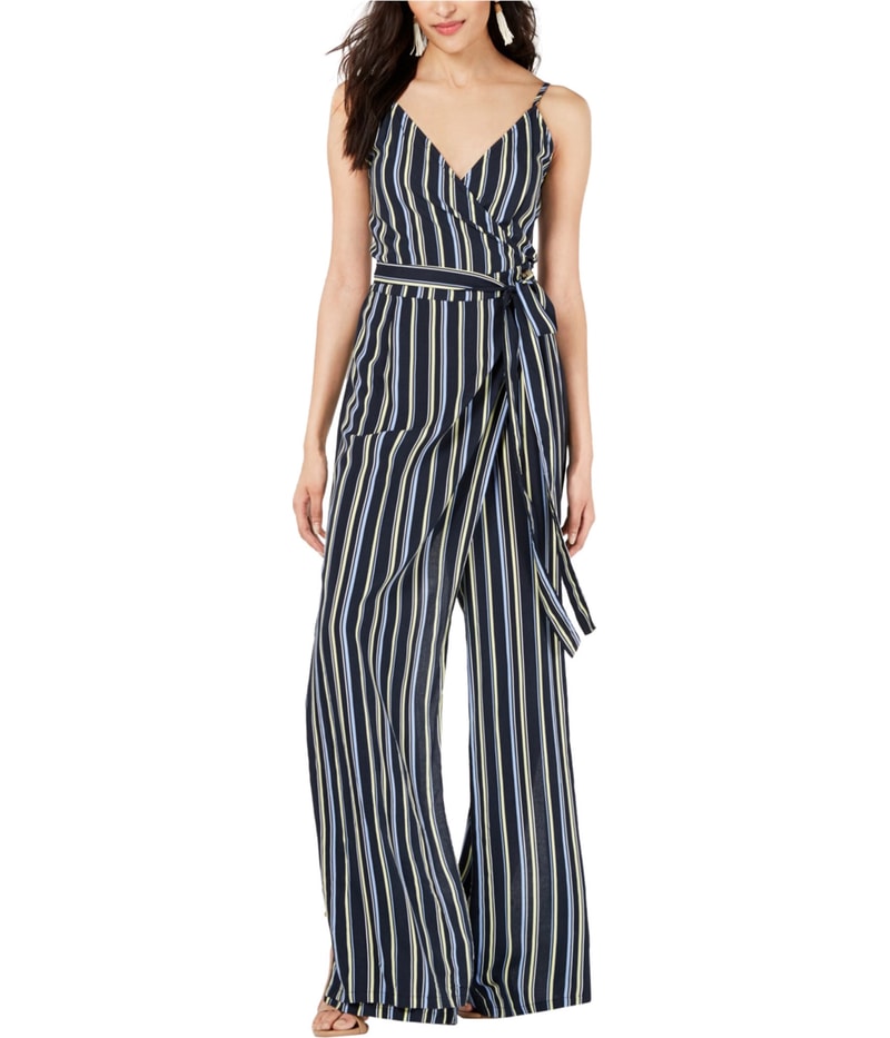 Project 28 Womens Faux Wrap Jumpsuit