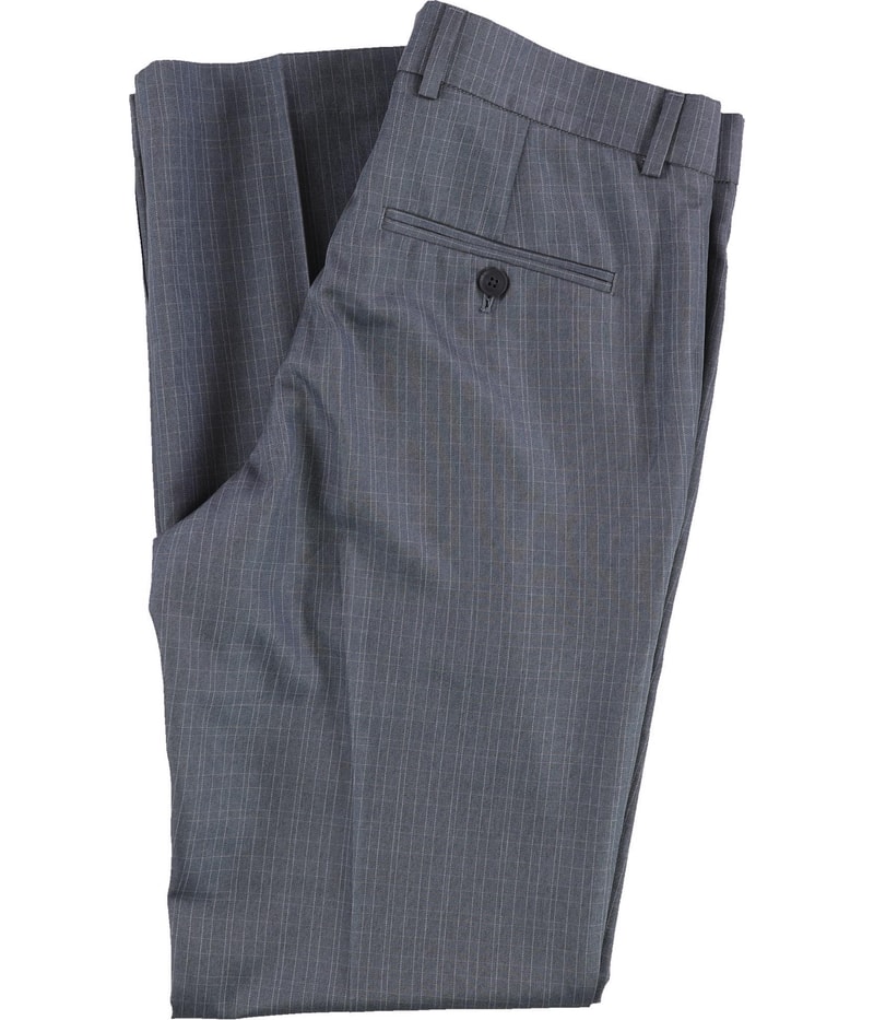 Perry Ellis Mens Twill Tapered Slim Casual Pants