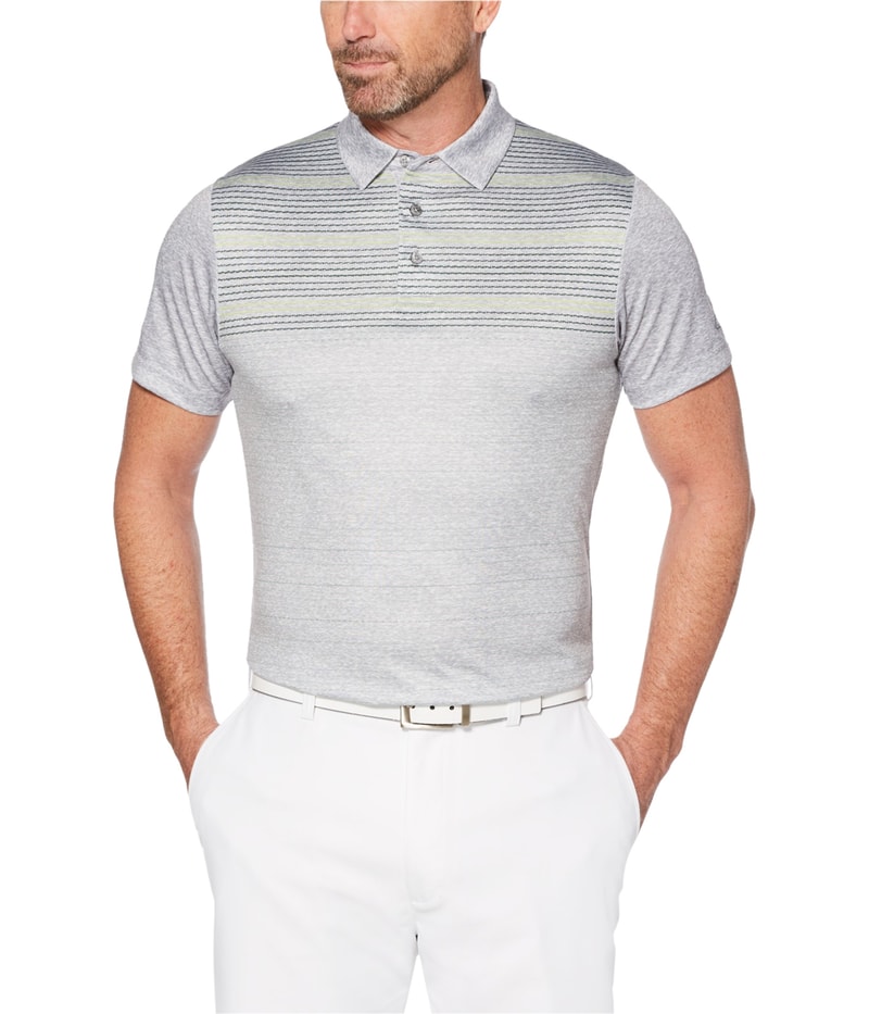 PGA Tour Mens Stripe Polo Shirt