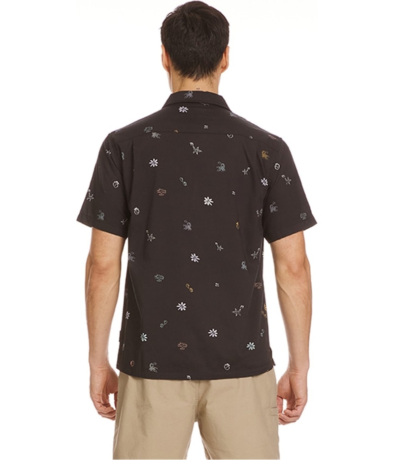 Quiksilver Mens Beach Club Classic Button Up Shirt