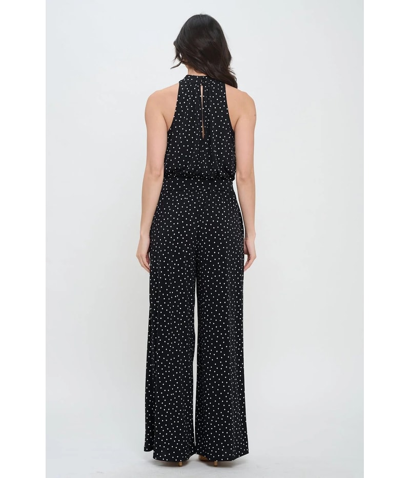 west . k Womens Polka Dot Jumpsuit