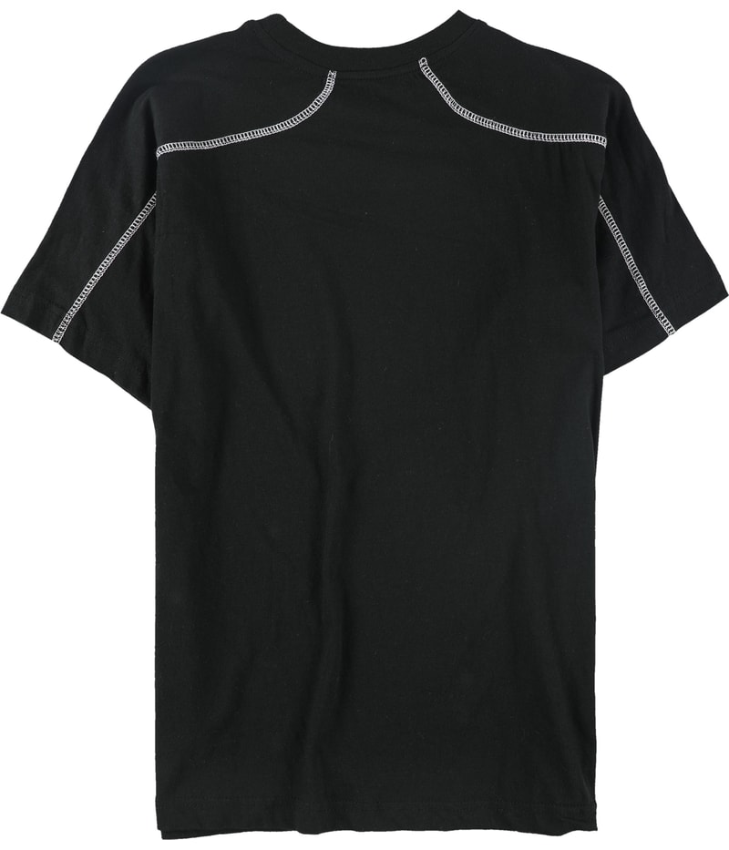 Reebok Boys LA Crown Patch Graphic T-Shirt in Black, image 2 of 2