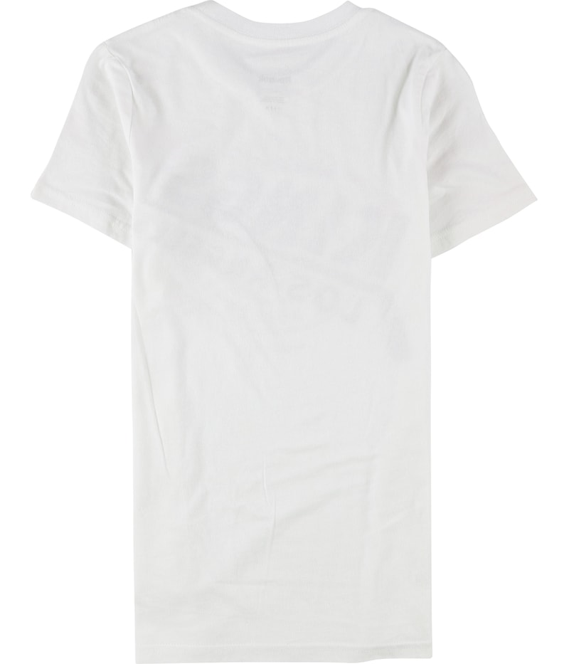 Reebok Girls Stick Winning Team Graphic T-Shirt in White, image 2 of 2