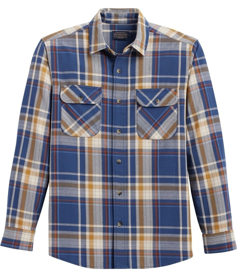 Pendleton Mens Plaid Button Up Shirt
