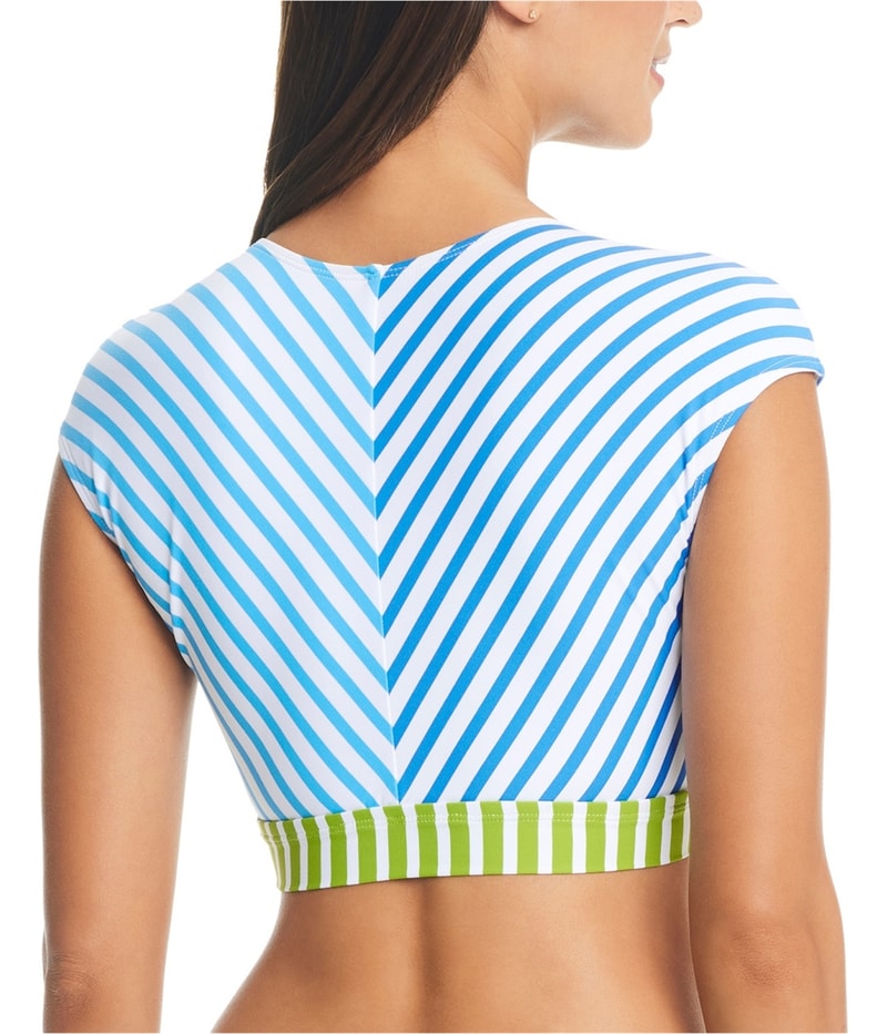 Bleu Womens Tie-Front Bikini Swim Top