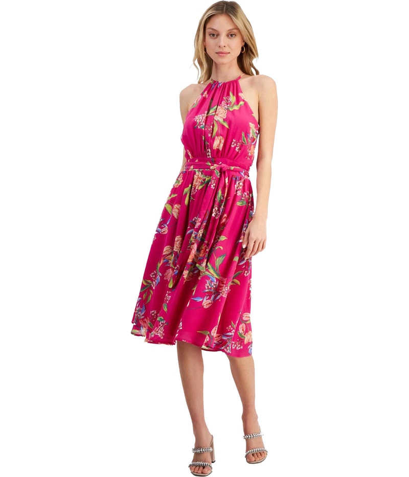 Rachel Roy Womens Patton Midi Dress