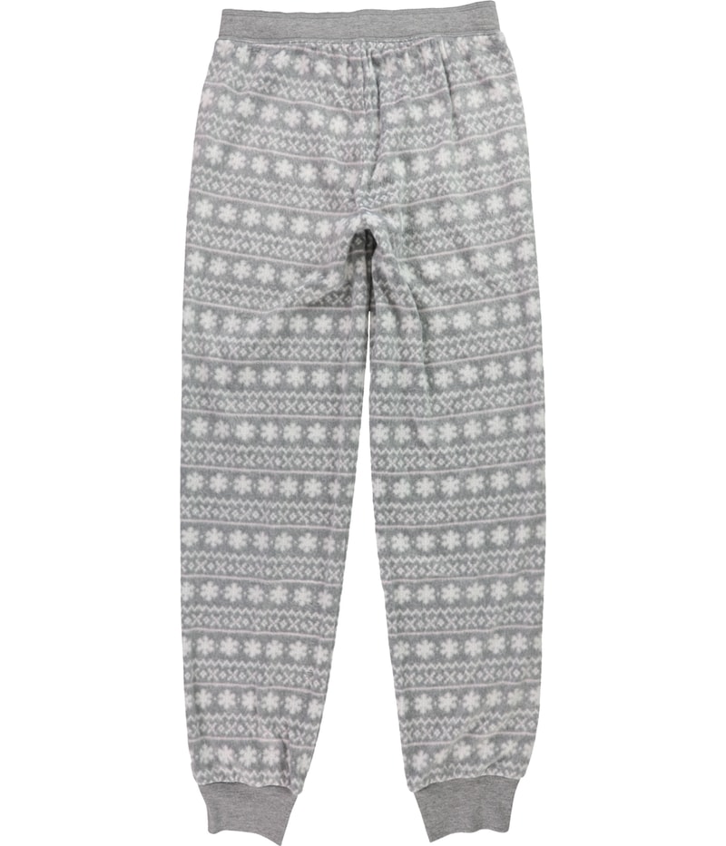 Cosmic Love Girls Fair Isle Snowflake Pajama Jogger Pants