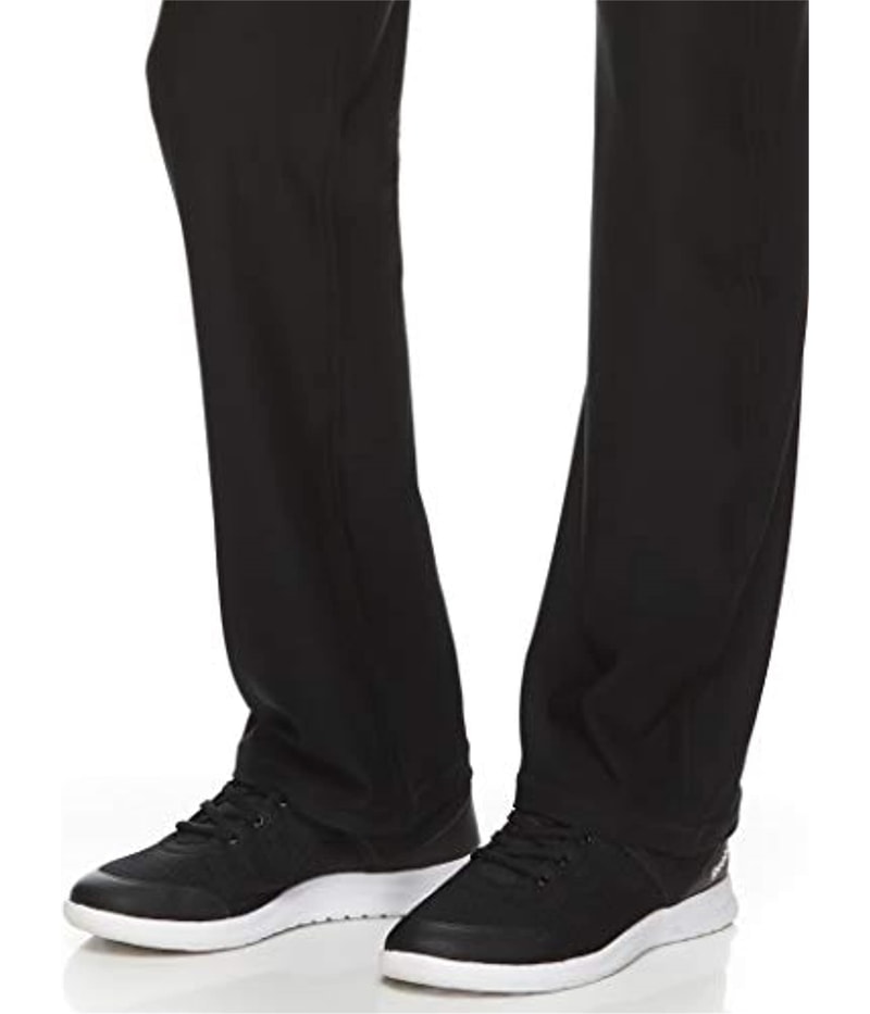 Reebok Womens Highrise Running Tapered Compression Leggings Athletic Pants in Black, image 4 of 4