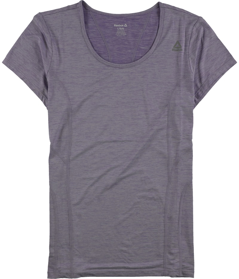 Reebok Womens Linear Marled Basic T-Shirt
