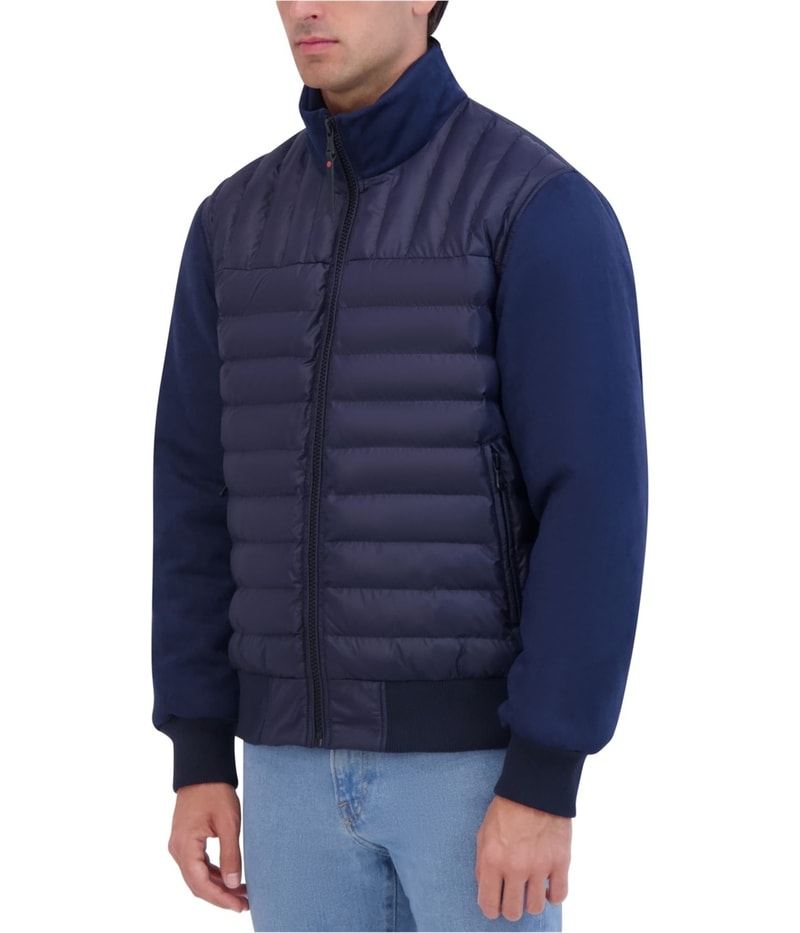 Robert Graham Mens Quilted Bomber Jacket