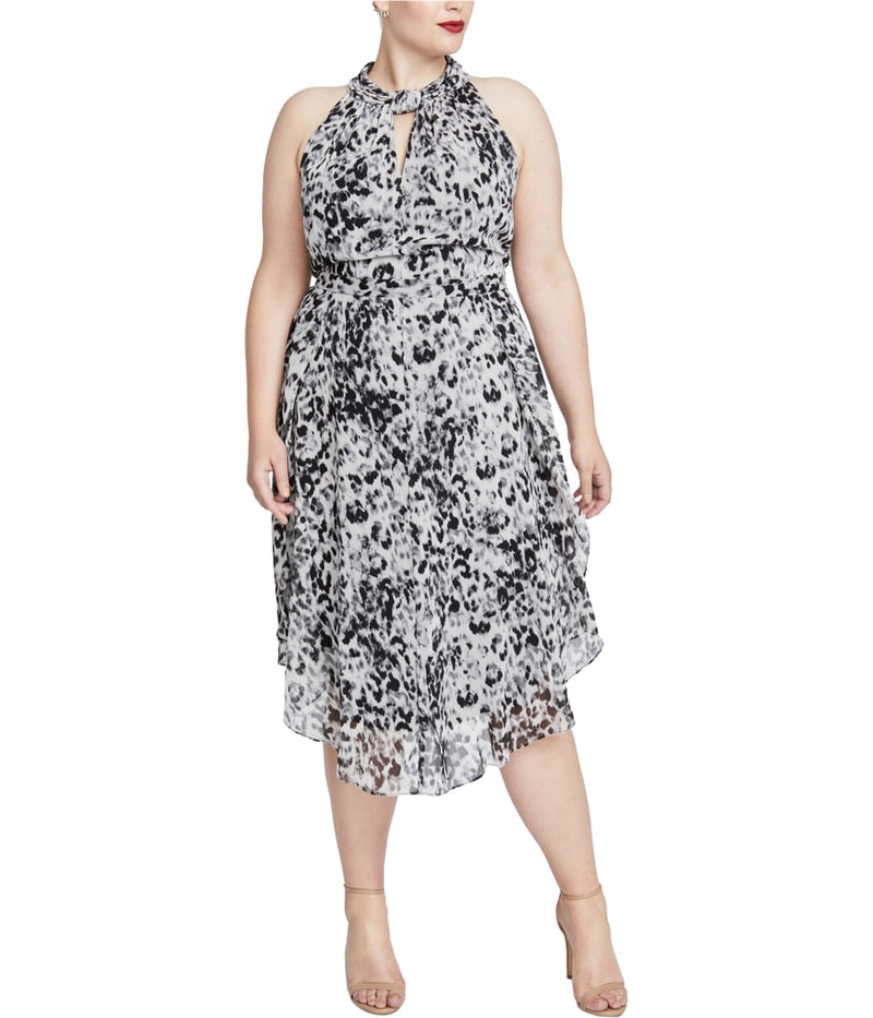 Rachel Roy Womens Chiffon Midi Dress
