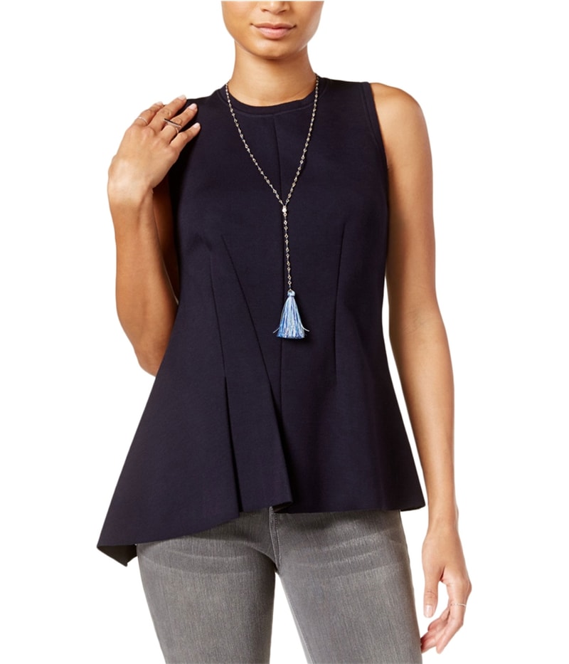 Rachel Roy Womens Peplum Shell Blouse