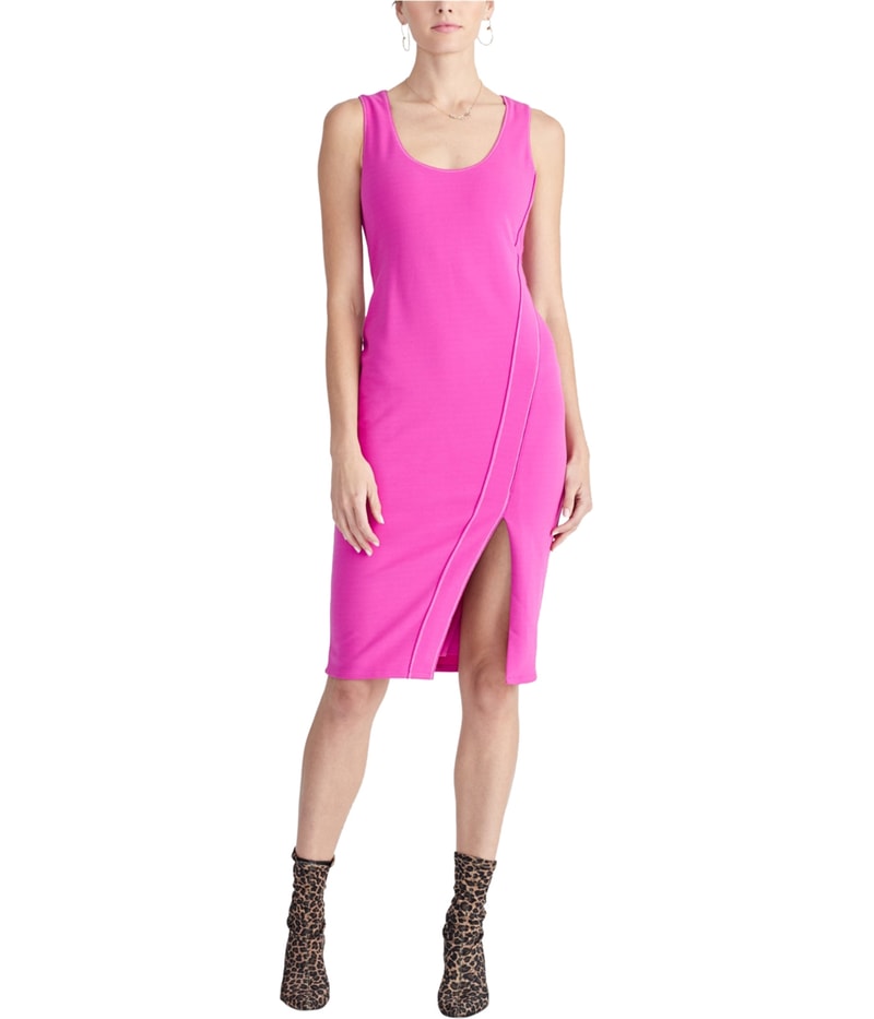 Rachel Roy Womens Contrast Stitch Tank Dress