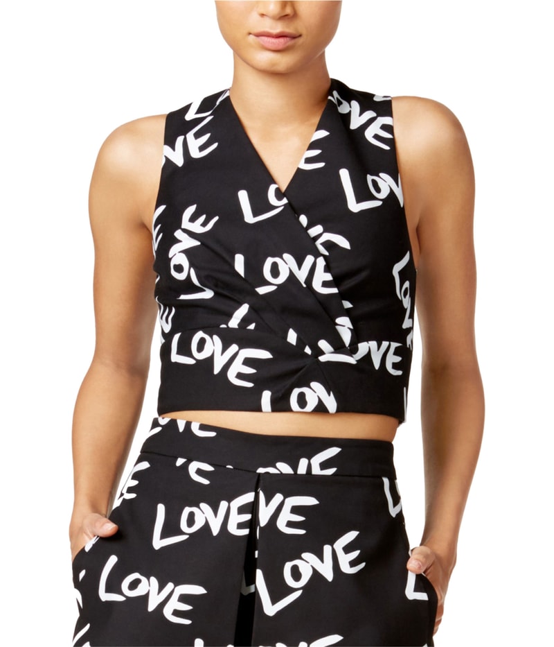 Rachel Roy Womens Love Knit Blouse
