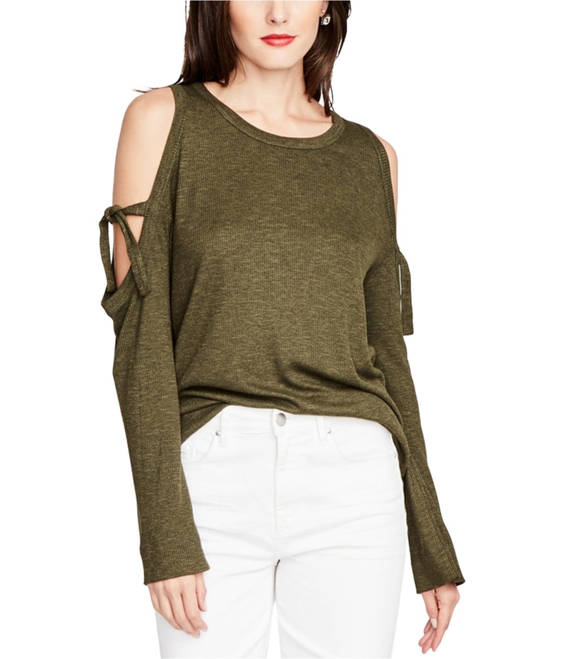 Rachel Roy Womens Rib Knit Blouse
