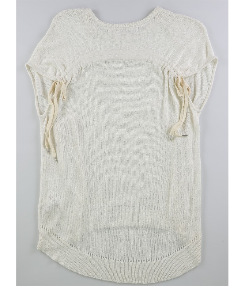 Rachel Roy Womens Gathered Back Sleeveless Blouse Top