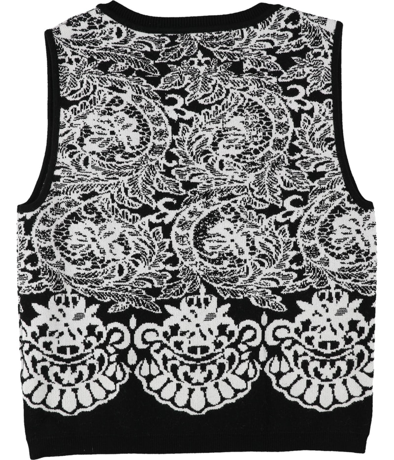 Rachel Roy Womens Jacquard Crop Top Blouse