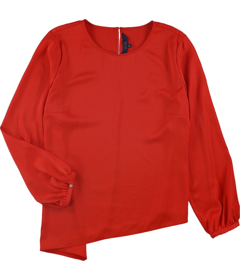 Rachel Roy Womens Susana Asymmetrical Shell Blouse