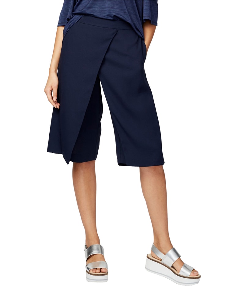 Rachel Roy Womens Wrap Gaucho Cropped Casual Pants