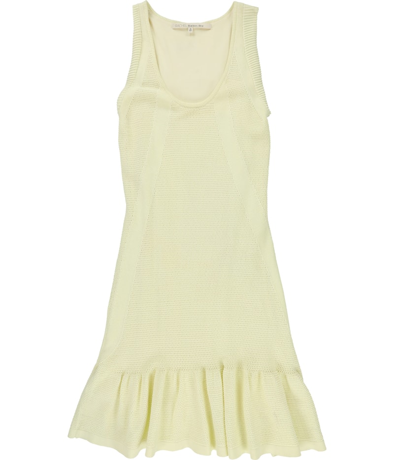 Rachel Roy Womens Ruffle Drop Waist Dress