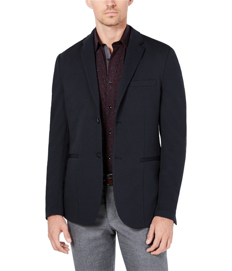 Ryan Seacrest Mens Performance Two Button Blazer Jacket