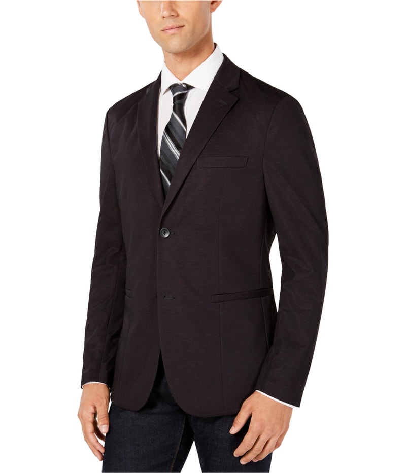 Ryan Seacrest Mens Plaid Performance Sport Coat