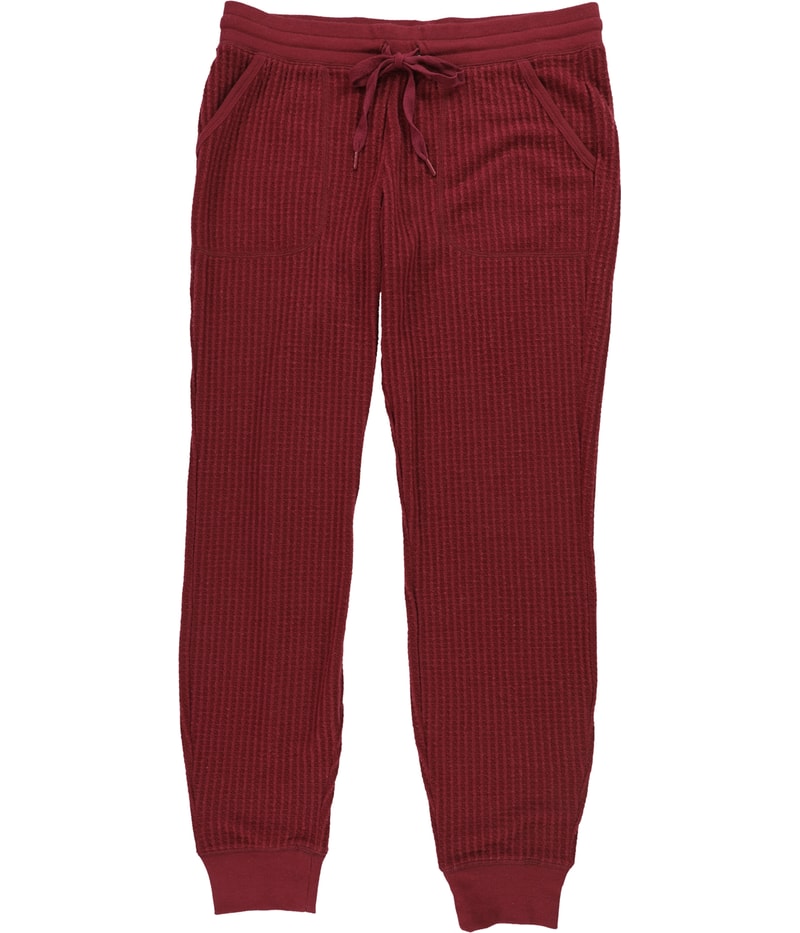 P.J. Salvage Womens WaffleKnit Pajama Jogger Pants