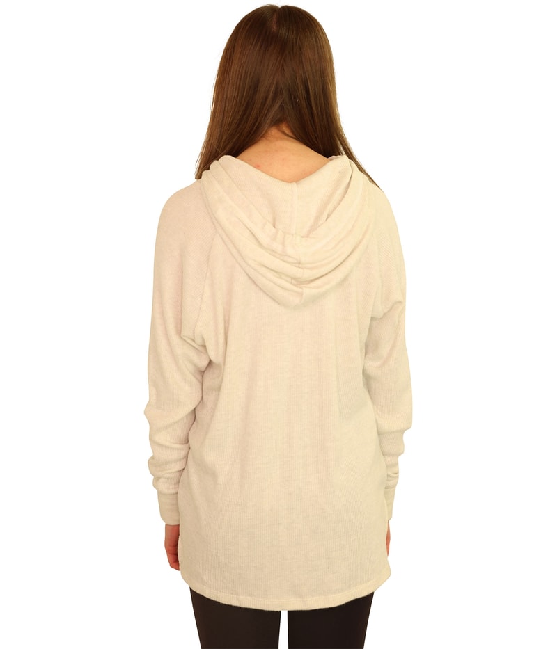 P.J. Salvage Womens Ribbed Pajama Sweatshirt Top