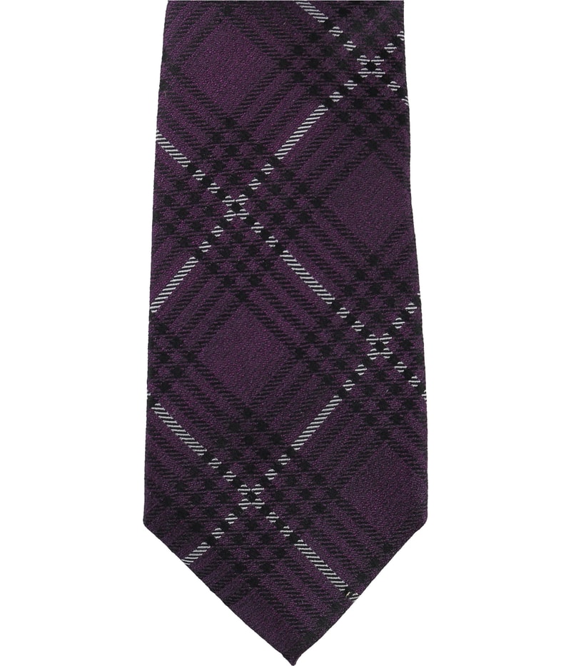 Ryan Seacrest Mens Stuido Plaid Self-tied Necktie