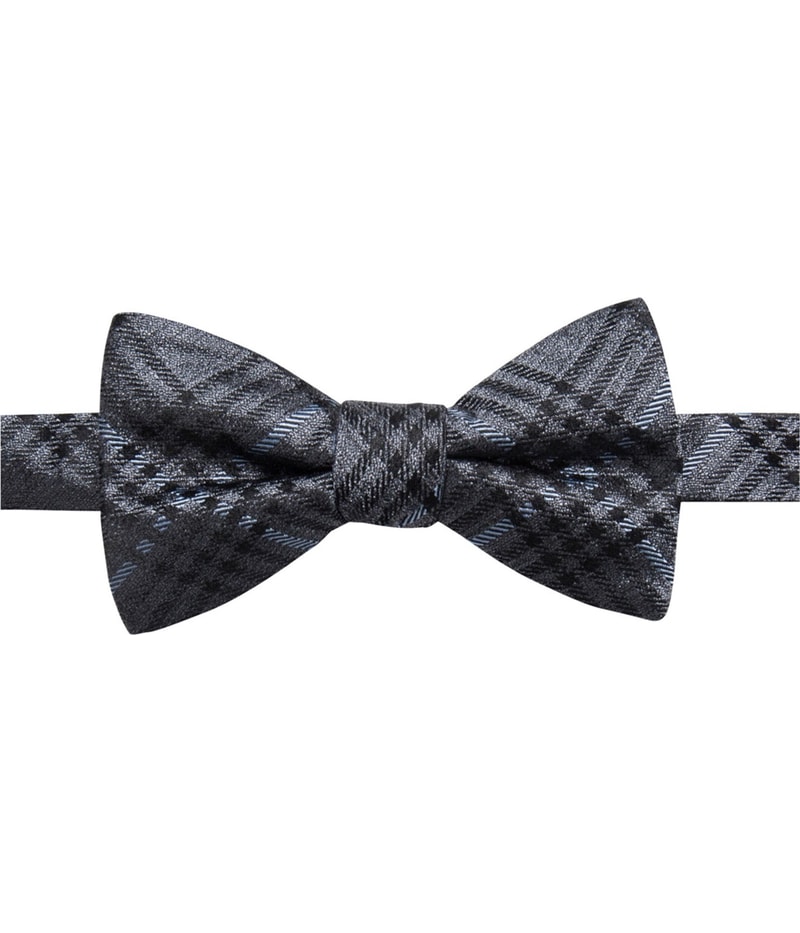Ryan Seacrest Mens Plaid Self-tied Bow Tie