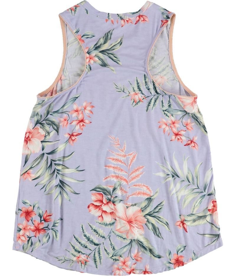 P.J. Salvage Womens Floral Print Pajama Sleep Tank Top