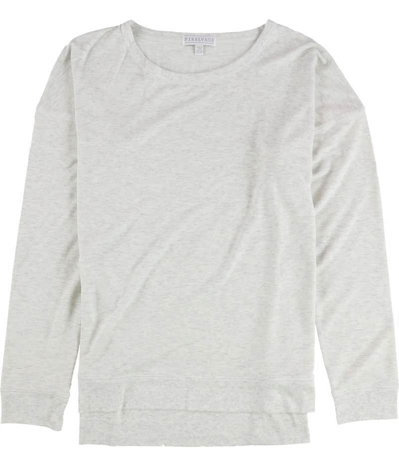 P.J. Salvage Womens Split High Low Hem Pajama Sleep T-shirt