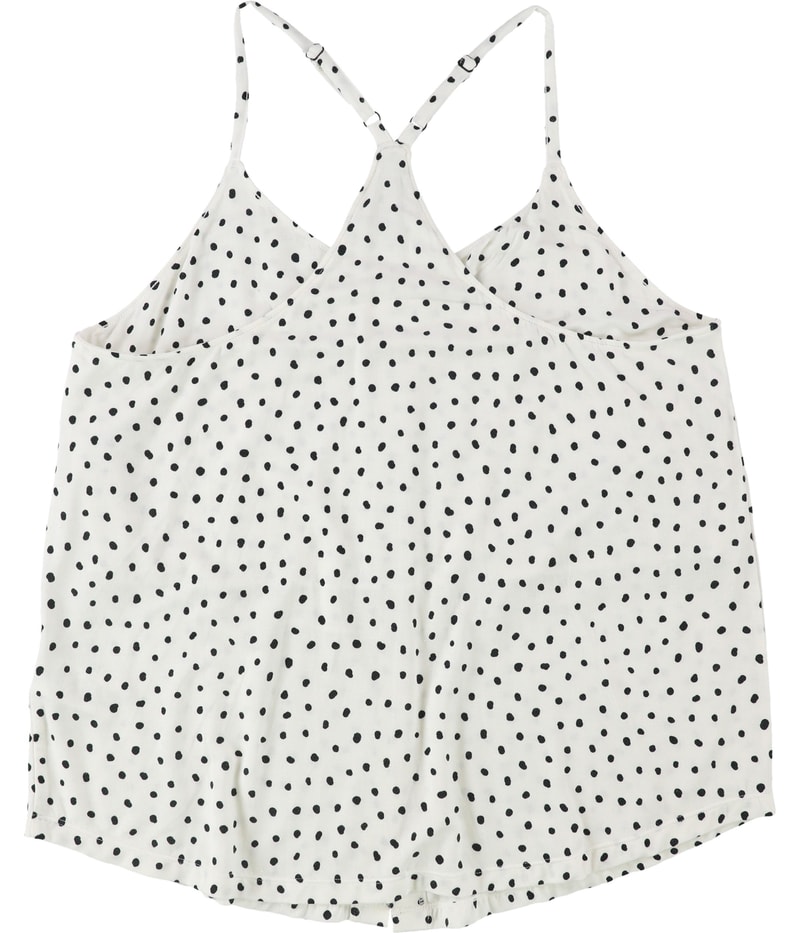 P.J. Salvage Womens Dots Pajama Sleep Tank Top