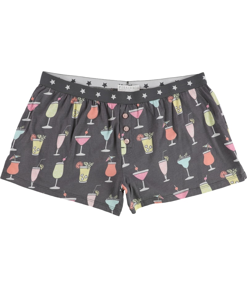 P.J. Salvage Womens Cocktails Pajama Shorts