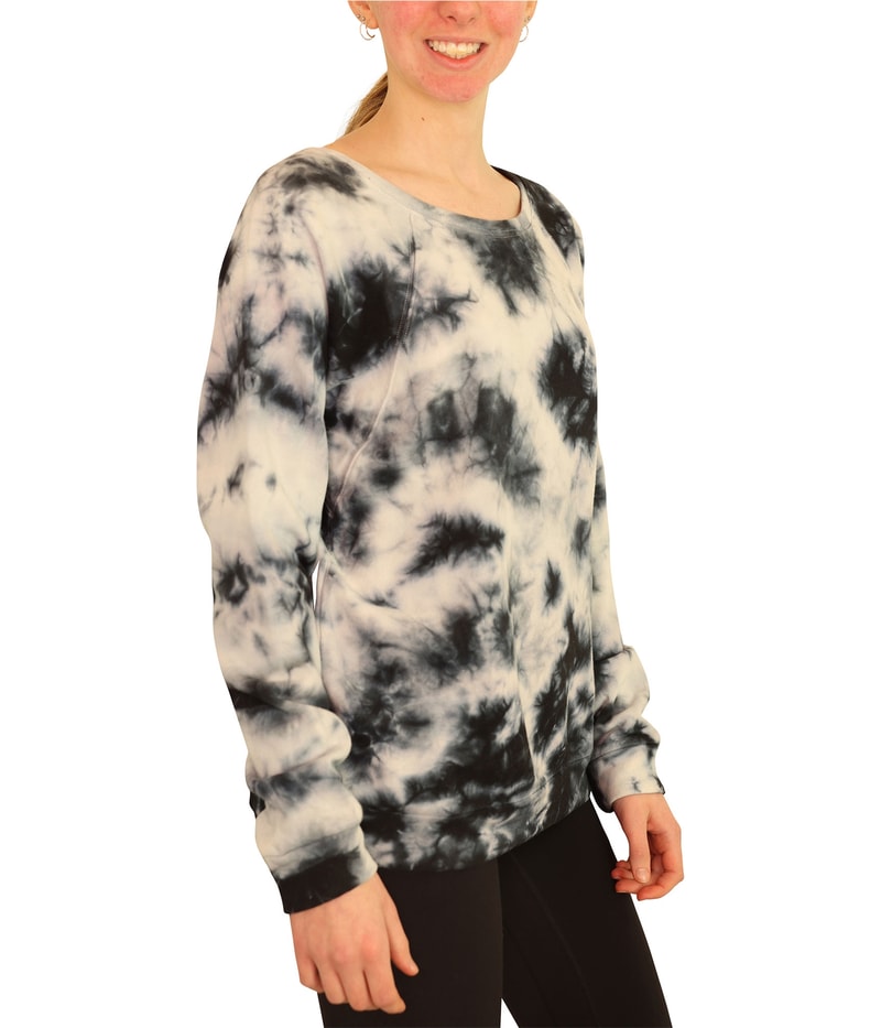 P.J. Salvage Womens Tie Dye Pajama Sweatshirt Top
