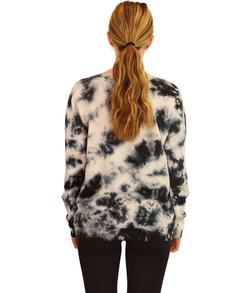 P.J. Salvage Womens Tie Dye Pajama Sweatshirt Top
