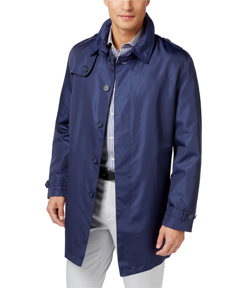 Tommy Hilfiger Mens Fletch Solid Raincoat